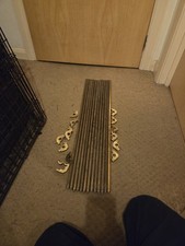 Hexagonal solid brass for sale  TURRIFF