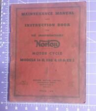Norton maintenance instruction for sale  CROWBOROUGH