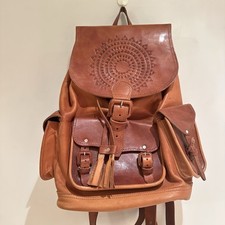 Mexican leather backpack for sale  Danville
