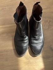 Men black leather for sale  BARNET