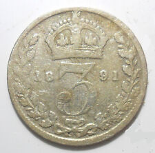 1891 victoria coin for sale  BEXLEY