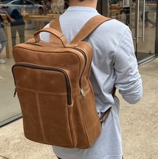 Traveler leather backpack for sale  Austin