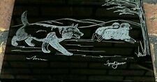 Dog art etching for sale  Boca Raton