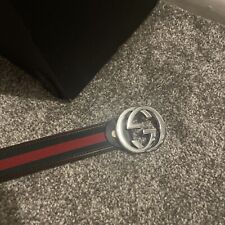 Gucci belt red for sale  THORNTON HEATH