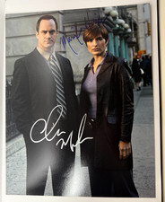 ASSINADO - Law and Order SVU - Mariska Hargitay, Christopher Meloni foto 11x14, usado comprar usado  Enviando para Brazil