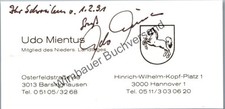 Riginal autogramm udo gebraucht kaufen  Dortmund
