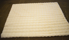 White fuzzy throw for sale  Kansas City