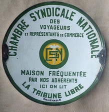 Plaque émaillé publicitaire d'occasion  France