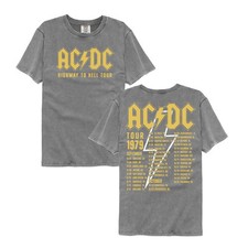 Camisa de música ACDC Highway To Hell Tour 1979 cinza cores confortáveis comprar usado  Enviando para Brazil