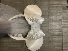 Orelhas e véus de noiva Minnie Mouse/Mickey Mouse parques da Disney USADOS comprar usado  Enviando para Brazil