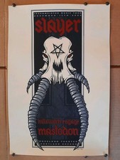 Signed slayer mastadon for sale  Portland