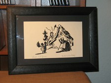 Bild wandbild scherenschnitt gebraucht kaufen  Lensahn