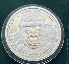 Silver 1oz silverback for sale  COATBRIDGE