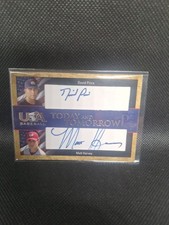 2007 David Price Matt Harvey EUA beisebol autografado duplo azul 011/150 comprar usado  Enviando para Brazil