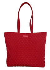 Bolsa tote ímã clássica VERA BRADLEY diamante vermelho acolchoada microfibra 24395-480 comprar usado  Enviando para Brazil