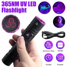 365nm 3led flashlight for sale  UK