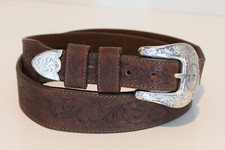 Justin hand tooled for sale  Pittsboro
