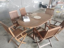 Tavolo giardino legno usato  Soresina