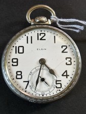 17J 16s Elgin relógio de bolso com base de metal estojo de pedra angular 1940 funciona brevemente, usado comprar usado 17J 16s Elgin relógio de bolso com base de metal estojo de pedra angular 1940 funciona brevemente, usado comprar usado  Enviando para Brazil