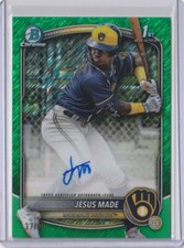 JESUS MADE 2025 BOWMAN CROMADO 1º AUTÓGRAFO VERDE CINTILANTE AUTOGRAFADO 37/99 comprar usado  Enviando para Brazil