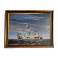 Vintage framed oil for sale  TARPORLEY