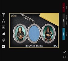 RELÍQUIA DIGITAL Topps WWE Slam 25 - EVOLUÇÃO ENTÃO E AGORA TAPETE Amarelo ROXANNE PEREZ comprar usado  Enviando para Brazil