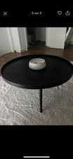 Runder couchtisch schwarzes gebraucht kaufen  Senden