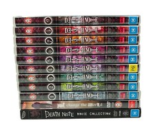 Conjunto de DVD Death Note volumes 1-9 + 2 filmes Death Note (mangá anime) comprar usado Conjunto de DVD Death Note volumes 1-9 + 2 filmes Death Note (mangá anime) comprar usado  Enviando para Brazil