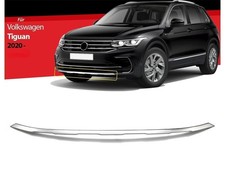 Listwa zderzaka ze stali nierdzewnej do VW Tiguan 2020-24 Allspace Matowa przednia pokrywa na sprzedaż  Wysyłka do Poland