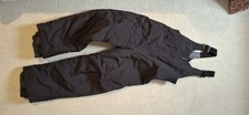 Skiing salopettes black for sale  FAREHAM