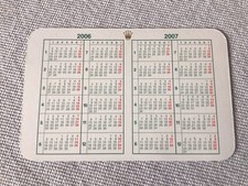 Calendario formato card usato  Italia