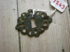 Antique brass escutcheon for sale  HARLOW
