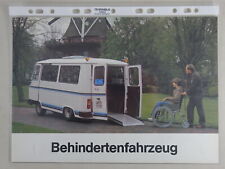 Prospektblatt peugeot behinder gebraucht kaufen  Jever