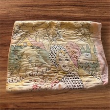 Antique embroidered boudoir for sale  Hinsdale