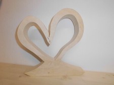 Holz herz handarbeit gebraucht kaufen  Wegscheid