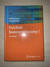 Frick knöll baukonstruktionsl gebraucht kaufen  Kaufbeuren