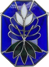 Stained glass blue for sale  Alexandria