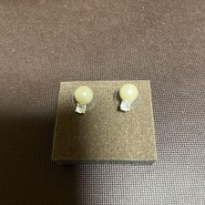 Brincos de ouro V922/Kate Spade/8 mm pérola creme zircônia comprar usado  Enviando para Brazil