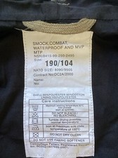 British army.smock combat for sale  EXMOUTH