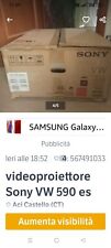 Videoproiettore sony 590es usato  Aci Castello