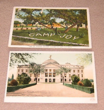 Usado, Cartões postais Phoenix AZ Arizona anteriores a 1907 UB State Capitol e 1932 Tourist Camp Joy comprar usado  Enviando para Brazil