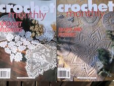 Crochet monthly magazines for sale  RIPLEY