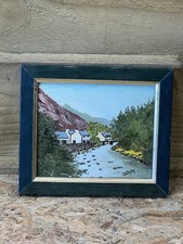 Welsh landscape oil for sale  CEMAES BAY