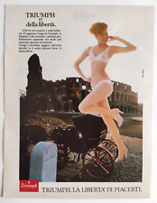 Pubblicita triumph intimo usato  Ferrara