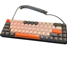 Teclado para juegos Ziyoulang T8 RGB Wolf Clicky retroiluminación mecánica probado funciona segunda mano  Embacar hacia Mexico