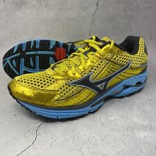 Tênis de corrida Mizuno Wave Rider 15 feminino tamanho 8,5 M amarelo atlético, usado comprar usado  Enviando para Brazil