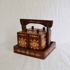 Vintage wooden storage for sale  NOTTINGHAM