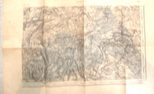 Ancienne carte geographique d'occasion  Rupt-sur-Moselle