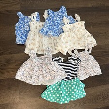 Conjunto de vestido de bebê menina 0-3 meses (7 peças) conjunto encantador de vestidos de bebê e outfi comprar usado  Enviando para Brazil
