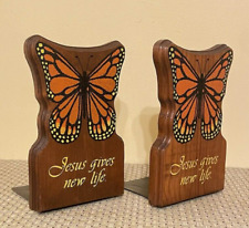 Vtg wood bookends for sale  Sartell